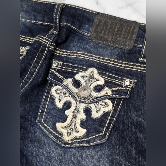 Zana Di Bling Bootcut Jeans – Size 3 - Picture 4 of 6